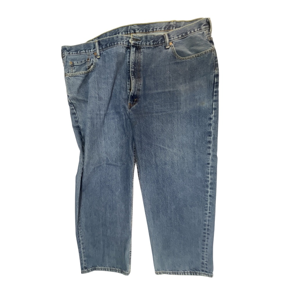 Levis‎ 550 Relaxed Fit Tapered Leg Blue Denim Jeans Mens 46x29 Medium Wash